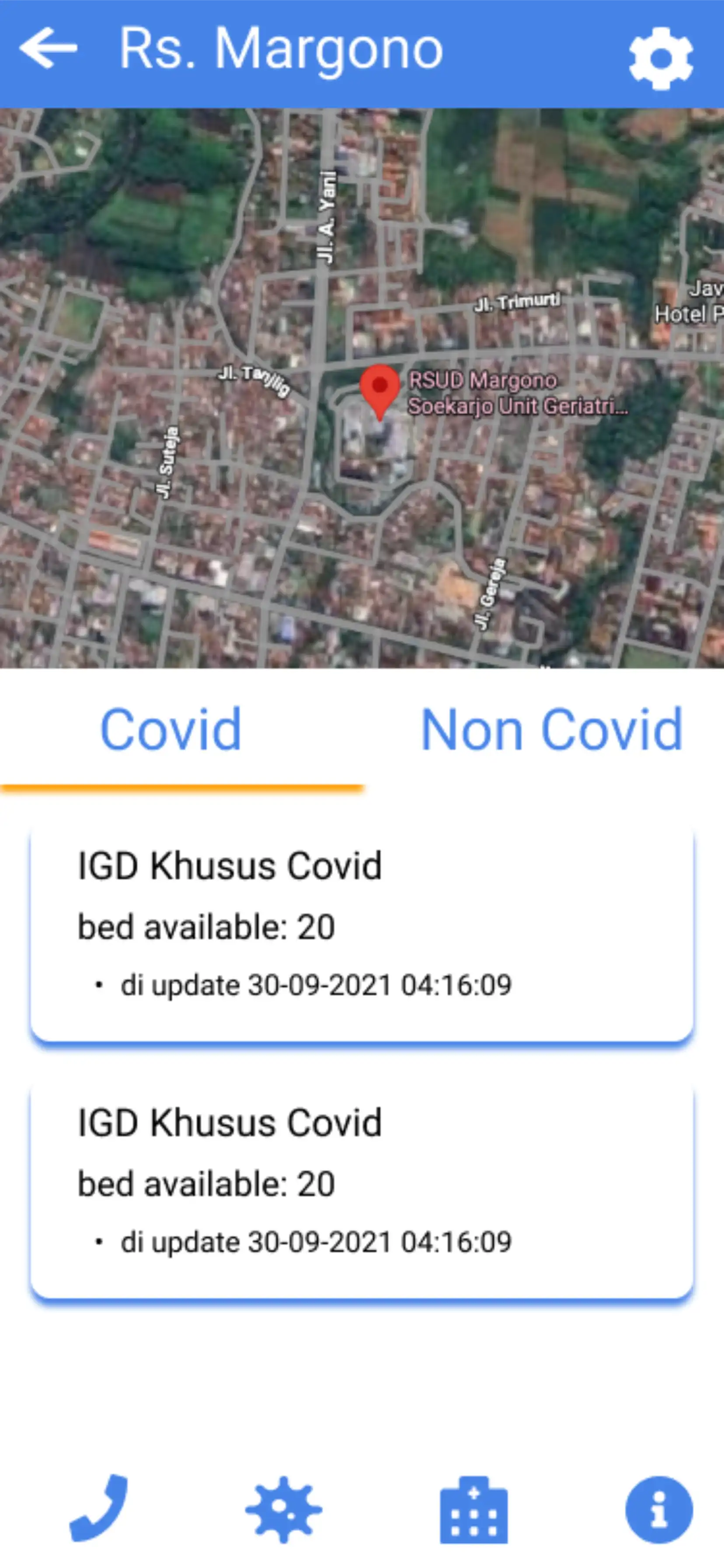 Aplikasi Pantau (Covid Information App) Gallery Image 3