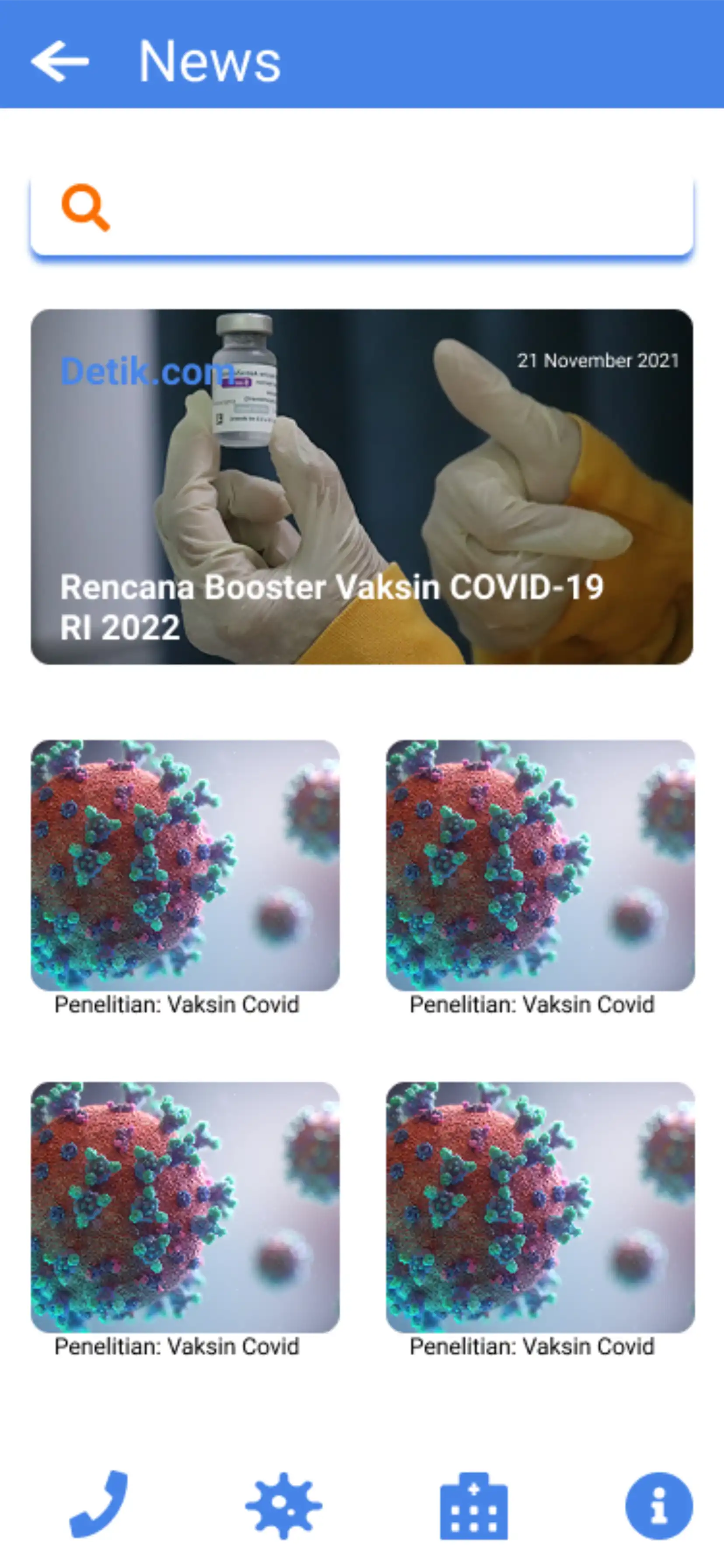 Aplikasi Pantau (Covid Information App) Gallery Image 5