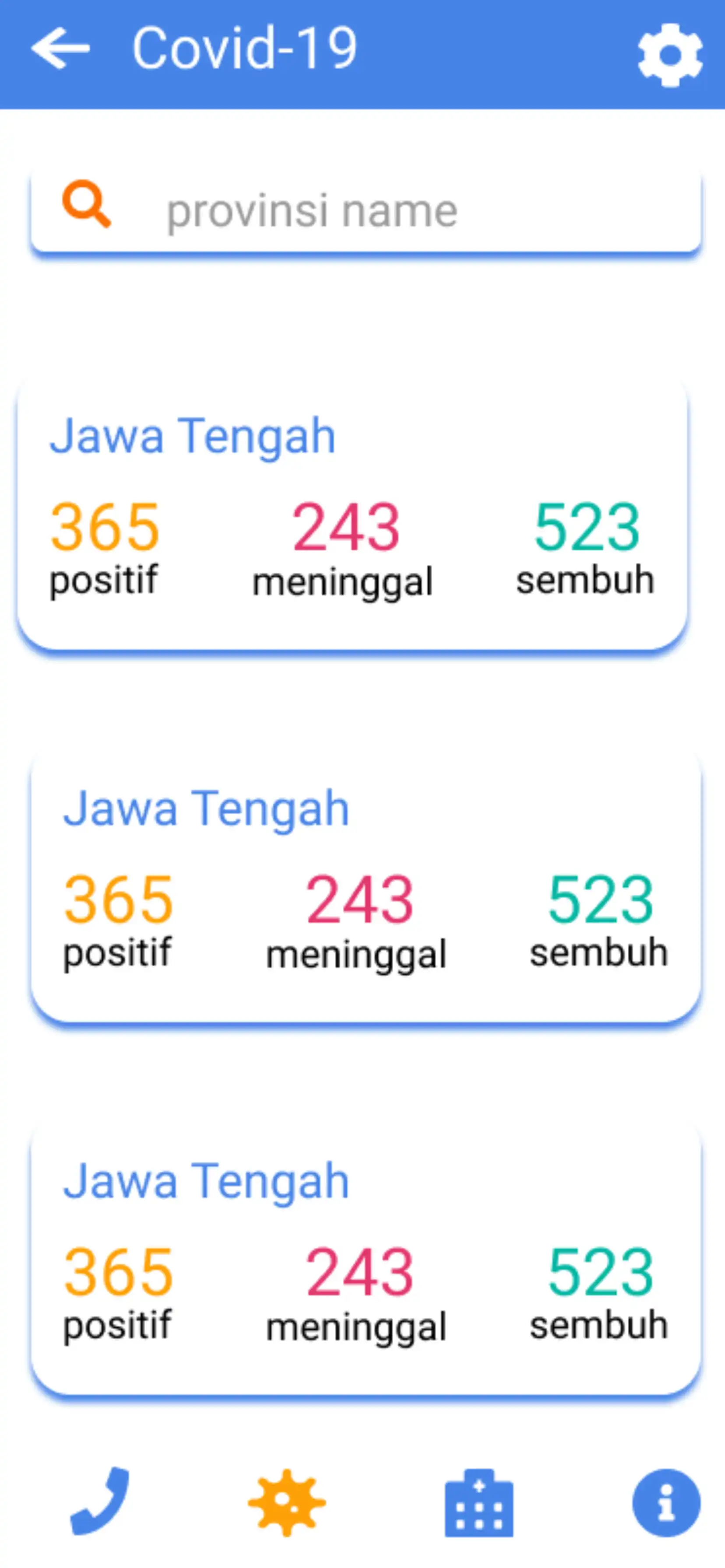 Aplikasi Pantau (Covid Information App)